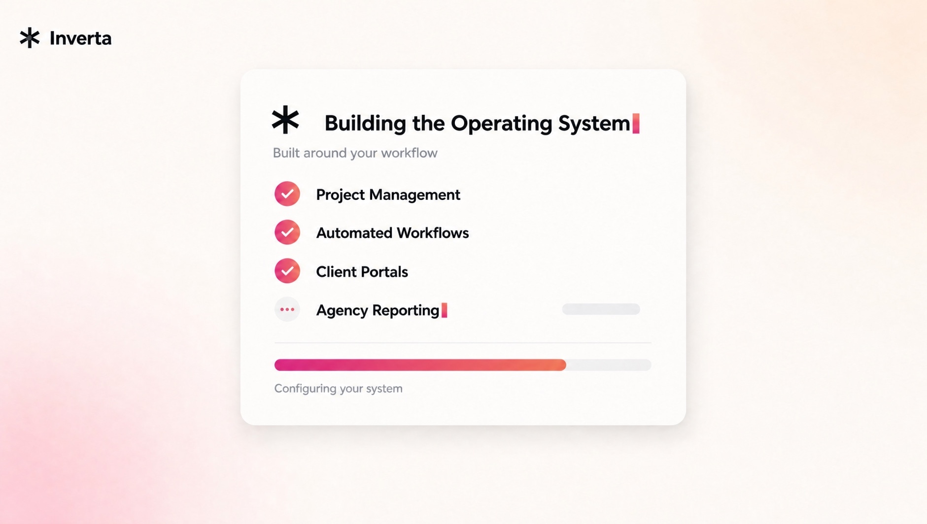 Custom project management system